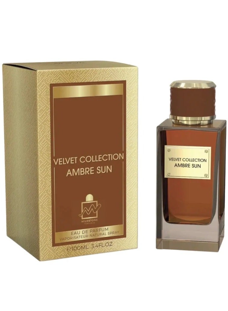 Milestone™ Velvet Collection Amber Sun Eau De Parfum For Unisex - 100ml( Velvet Amber Skin by Dolce&Gabbana ) - Image 3