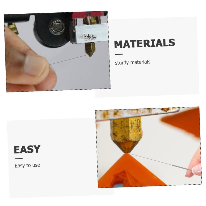 Assorted Color 3D Printer Nozzle Cleaning Kit with Precision Nozzle Needle Easy to Use 7cm - Image 4