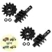 AMK 2pcs Steel Axle Differentials Gear 13T2T Front and Rear Overdrive Differential Worm Gear for Axial SCX24 124 RC Crawler Truck Car Upgrades Parts Accessories 2T13T - Image 3