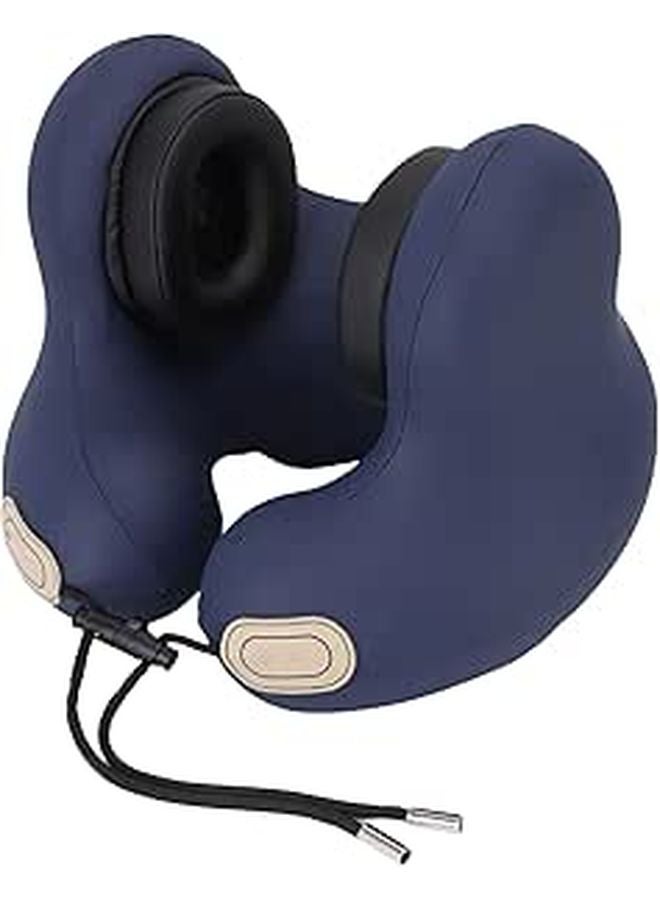 Memory Foam Travel Neck Pillow 360 Ergonomic Support Lightweight Portable Washable Cover - Image 1