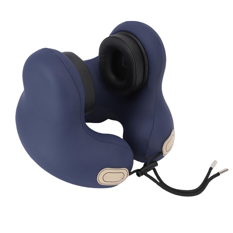 Memory Foam Travel Neck Pillow 360 Ergonomic Support Lightweight Portable Washable Cover - Image 5