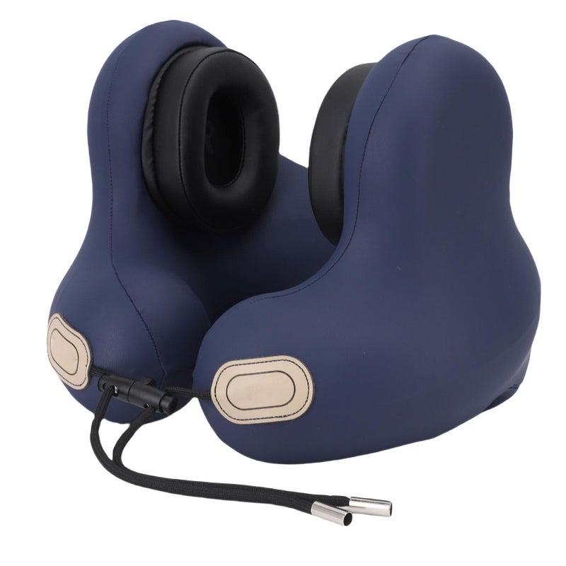 Memory Foam Travel Neck Pillow 360 Ergonomic Support Lightweight Portable Washable Cover - Image 4