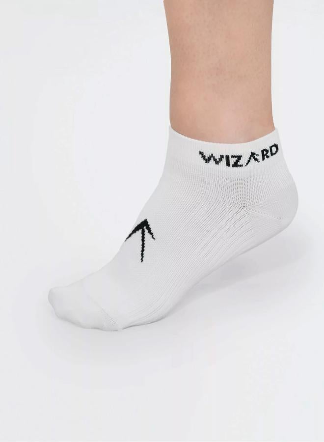 Wizard Pack of 3 - White Ankle Dry Touch Socks - Image 5