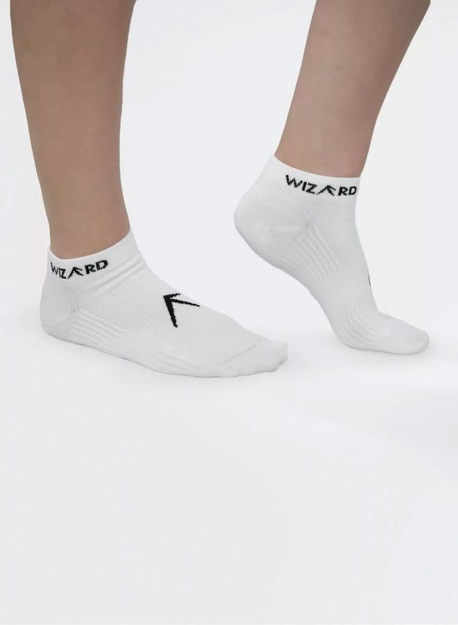 Wizard Pack of 3 - White Ankle Dry Touch Socks - Image 4