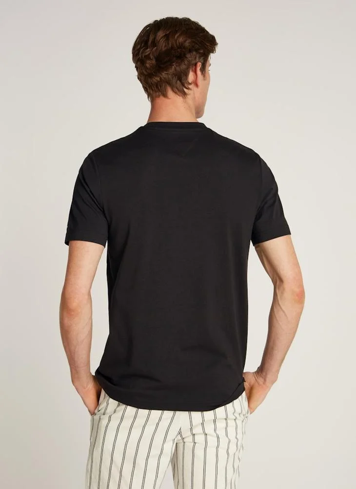 تومي هيلفيغر Stripe Crew Neck T-Shirt