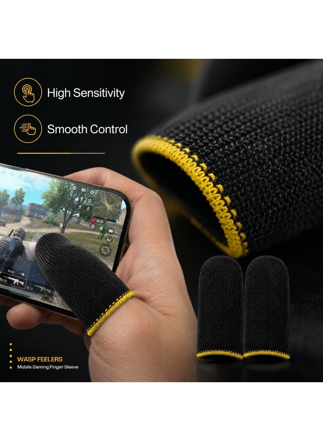 أكمام أصابع للألعاب المحمولة من WASP FEELERS - قطعتان، فائقة الحساسية ومضادة للعرق - Image 3