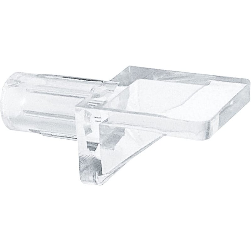 PrimeLine U 10144 14 In Clear Plastic 5 lbs Shelf Peg 8 Pack