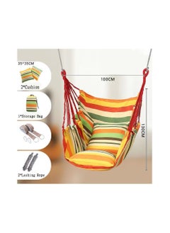 1-Piece Outdoor Swing Deck Leisure Hammock Chair,Garden Hanging Chair,Hammock Hanging Rope Chair