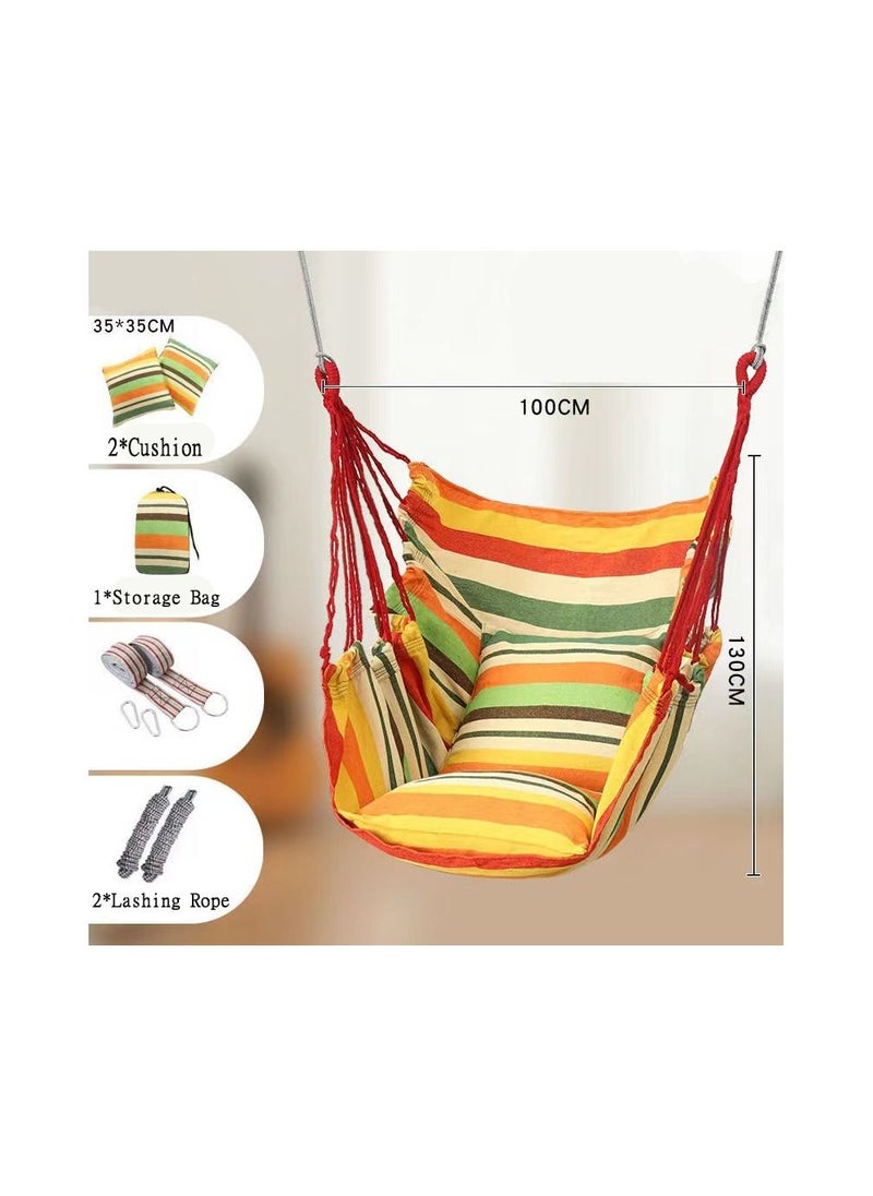 Generic - 1-Piece Outdoor Swing Deck Leisure Hammock Chair,Garden Hanging Chair,Hammock Hanging Rope Chair - Image 1