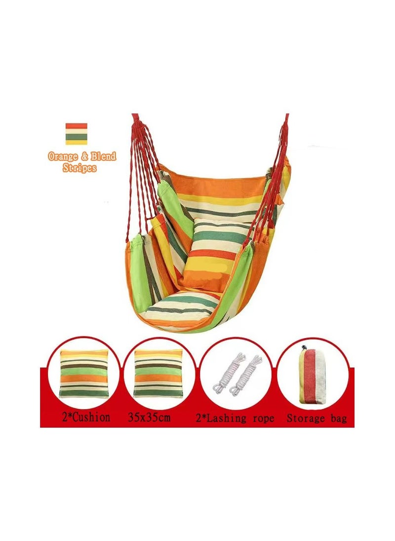 Generic - 1-Piece Outdoor Swing Deck Leisure Hammock Chair,Garden Hanging Chair,Hammock Hanging Rope Chair - Image 1