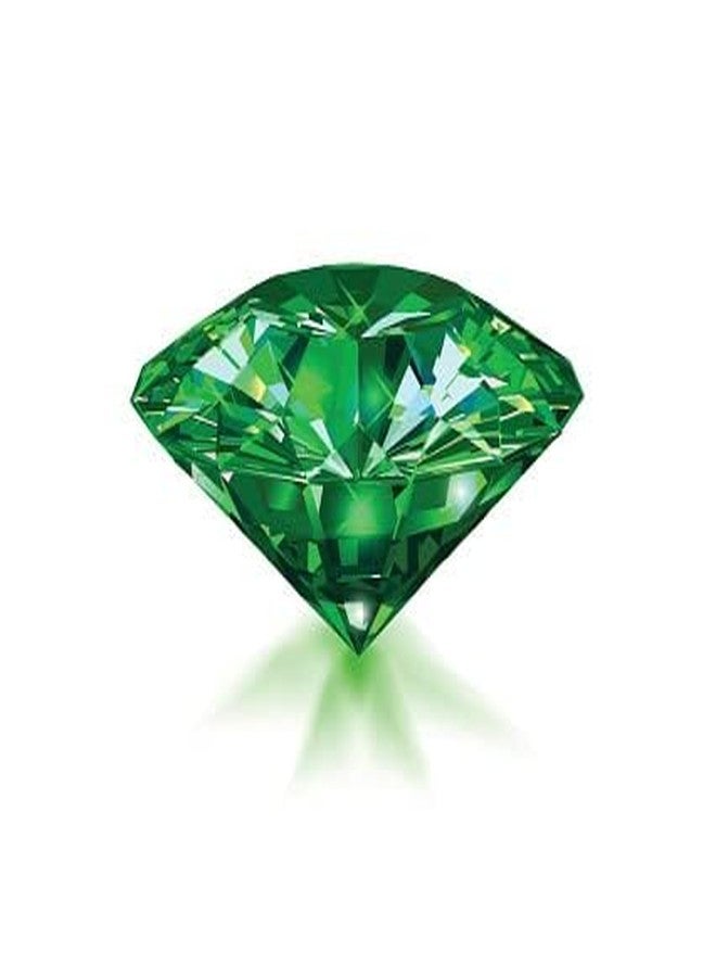 GEMS RIVER Green Zircon Stone American Diamond 13.25 Ratti 12.37 Carat Certified A+++ Cut Loose Gemstone for Men and Women (A138) - Image 2