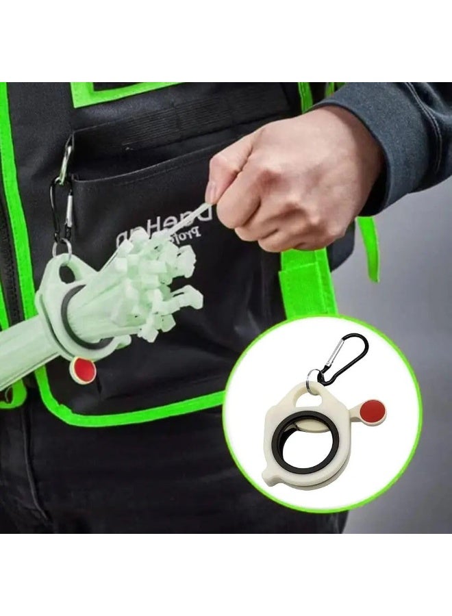 Glow-in-the-Dark Plastic Cable Tie Organizer (1PC) - No Unnecessary Waste, Simple to Use, Reusable Cable Tie Organizer. - Image 4