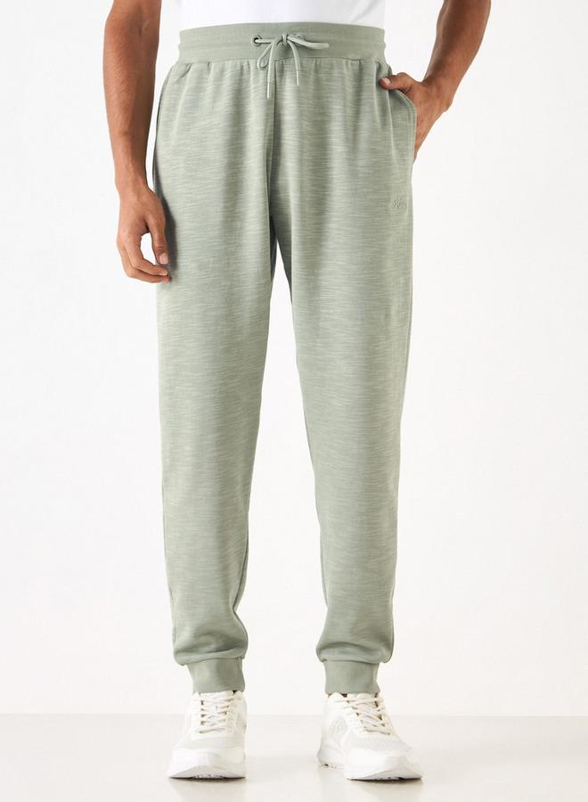 كابا بنطلون رياضي بتطريز شعار ورباط إغلاق وجيوب من كابا - Image 1