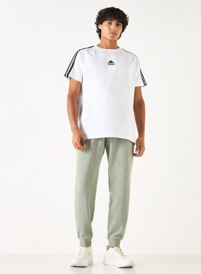 كابا بنطلون رياضي بتطريز شعار ورباط إغلاق وجيوب من كابا - Image 2