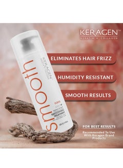 KERAGEN Keragen - Brazilian Smoothing Keratin Hair Treatment, Blowout Straightening System for Dry and Damaged Hair - Forte, Sulfate Free - Eliminates Curls and Frizz, Medium to Coarse Hair (32 Oz)  - Image 2