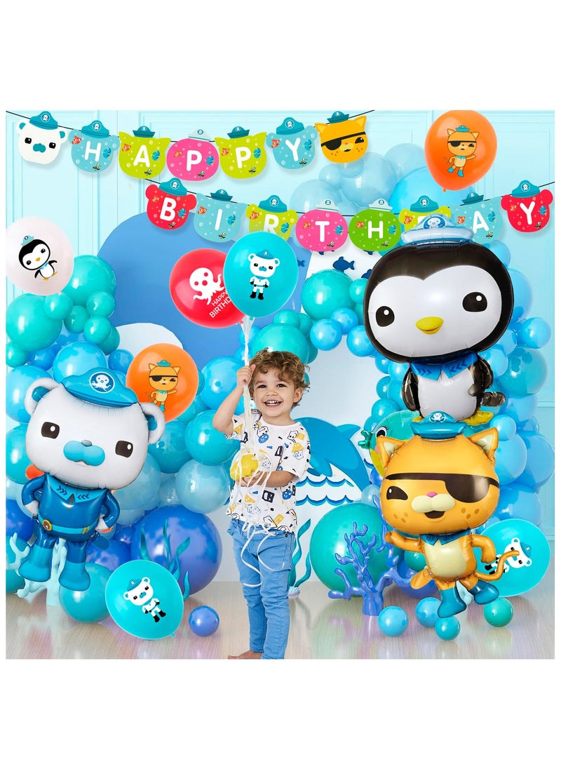 FRUITFUL PARTY - The Octonauts Birthday Party Decorations for 10 Guests, Octonauts Themed Disposable Party Tableware Set - Image 1