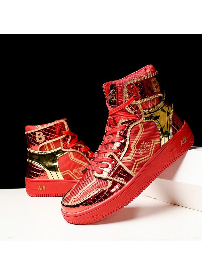 KUYING New High Top Sneakers With Bright Tops  - Image 4