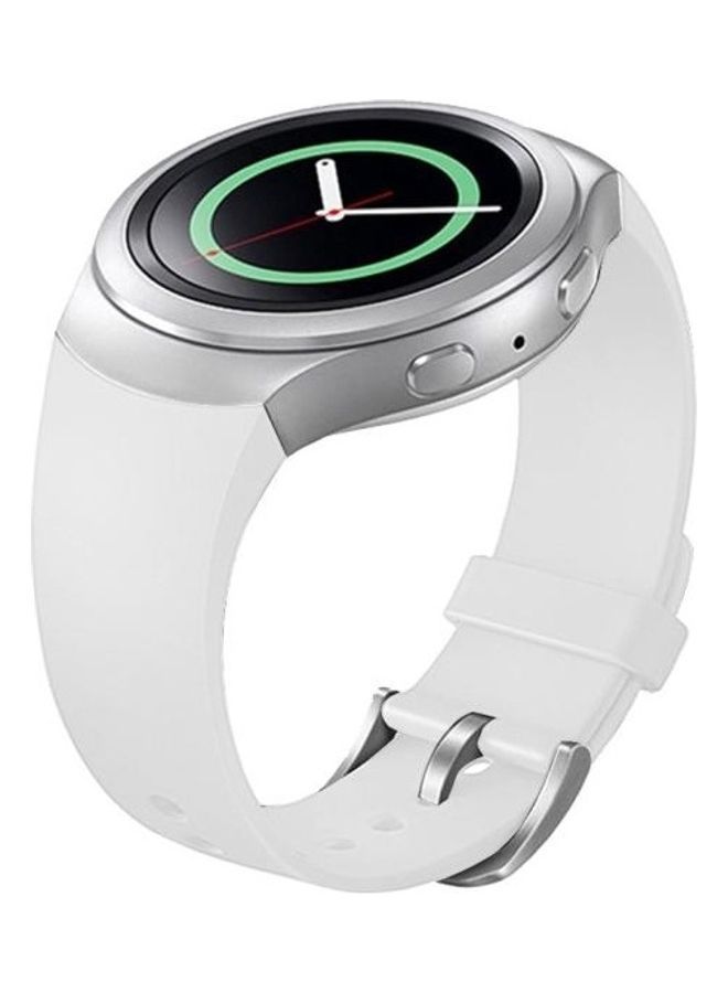 NIBEMINENT Solid Color Silicone Watchband For Samsung Gear S2 Sport White - Image 5