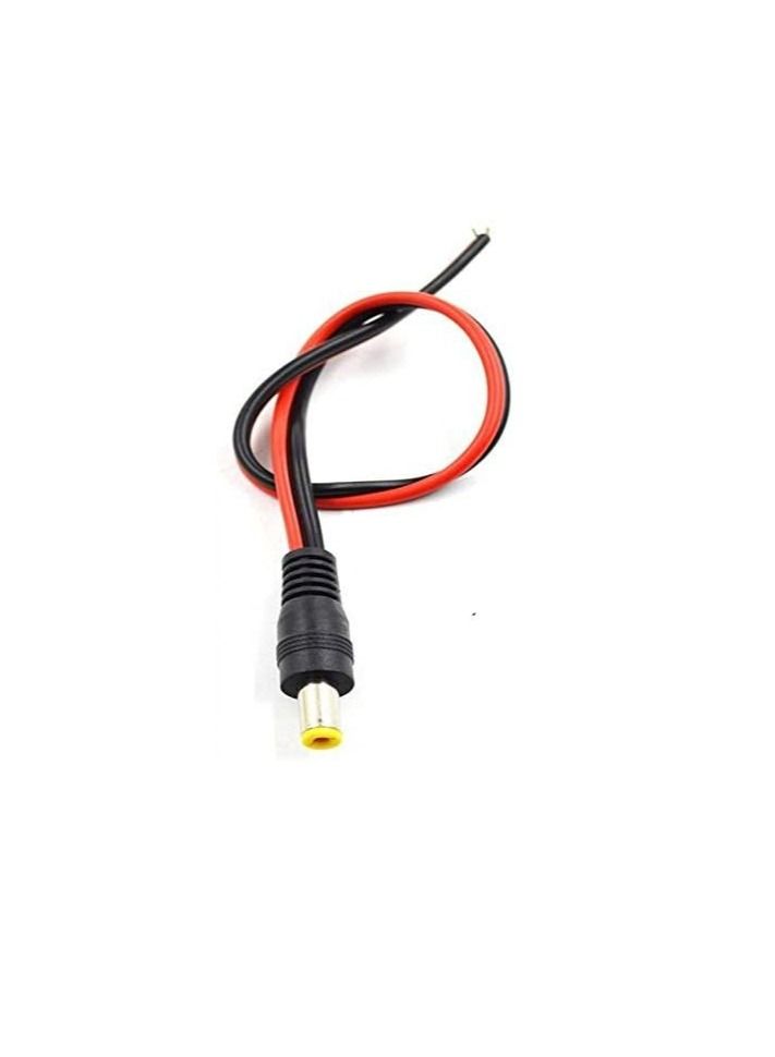 DC Power Male Connector for CCTV Camera Power - 26 CM - Image 1
