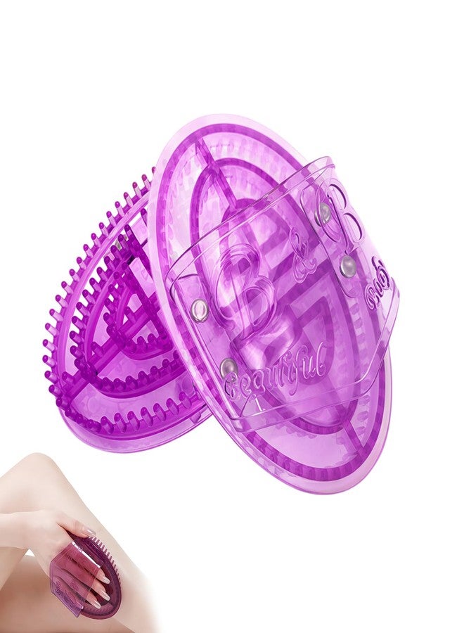 lyforx 2Pcs Meridian Massage Brush,Meridian Brush Massage Body Brush,Full Body Relaxation,Ideal for Beauty Salon SPA Use（Purple） - Image 1