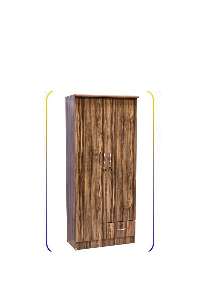 Galaxy Design Galaxy Design 2-Door 3-Shelf, 1 Hanger Interior Mirror Cabinet, Oak Gold GDF-SBF621  - Image 1