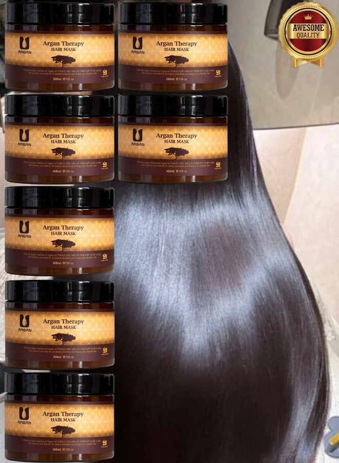 Argan 7 Pieces Argan Therapy Hair Mask 300ml  - Image 1