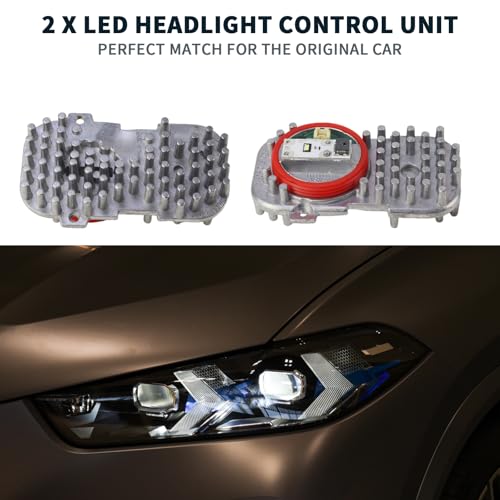 Bomunik Headlight LED DRL Light Angel Eye Module For BMW 2008-2017 E80 E92 E93 F06 F32 F33 328i 335i 335is 428i 430i 435i 440i 640i 650i M3 M4 M6 Replacement number # 63117263051 - Image 3
