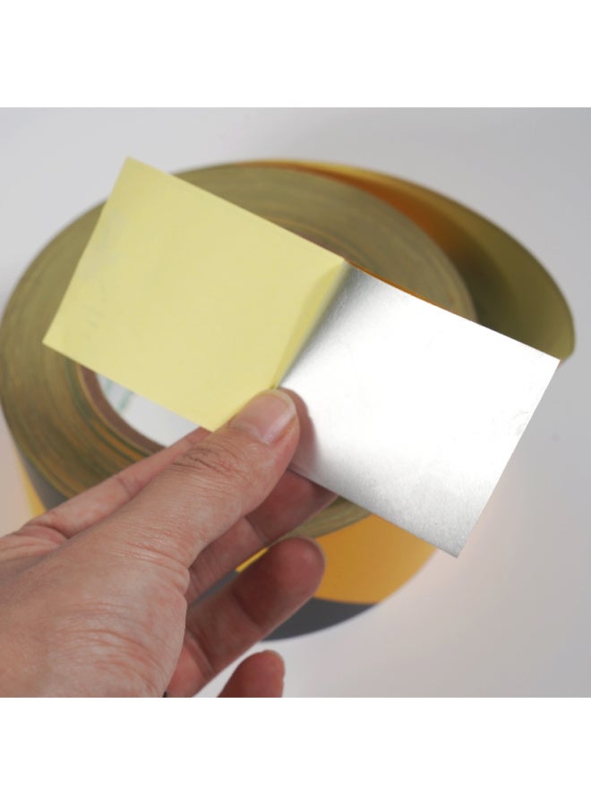 Tango Pet Reflective Warning Tape, Black And Yellow Diagonal Pattern, 50mm*45m*1 Roll, For Warehouse Operation Areas, Floor Marking Line, Floor Safety Positioning Tape, Identification Warning Sticker - Image 4