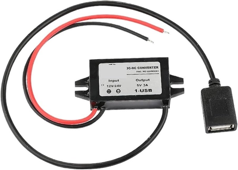 Dual USB Car Power Converter 8 32V to 5V 3A Step Down Charger for Mobile Phone - Image 3