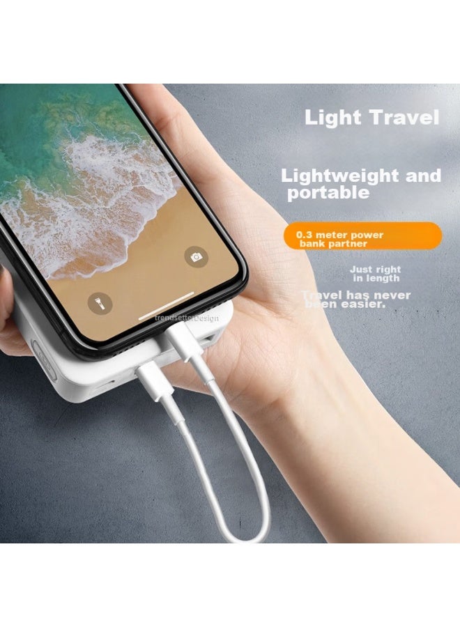 trendsetter Dual Type-c Data Cable, Short Charging Cable For Power Bank, 65w Pd Fast Charging Cable, Suitable For Asus Rog, Oneplus, Red Magic, Lenovo, Huawei Phones And Tablets, Data Transfer And Charging Cable - Image 4