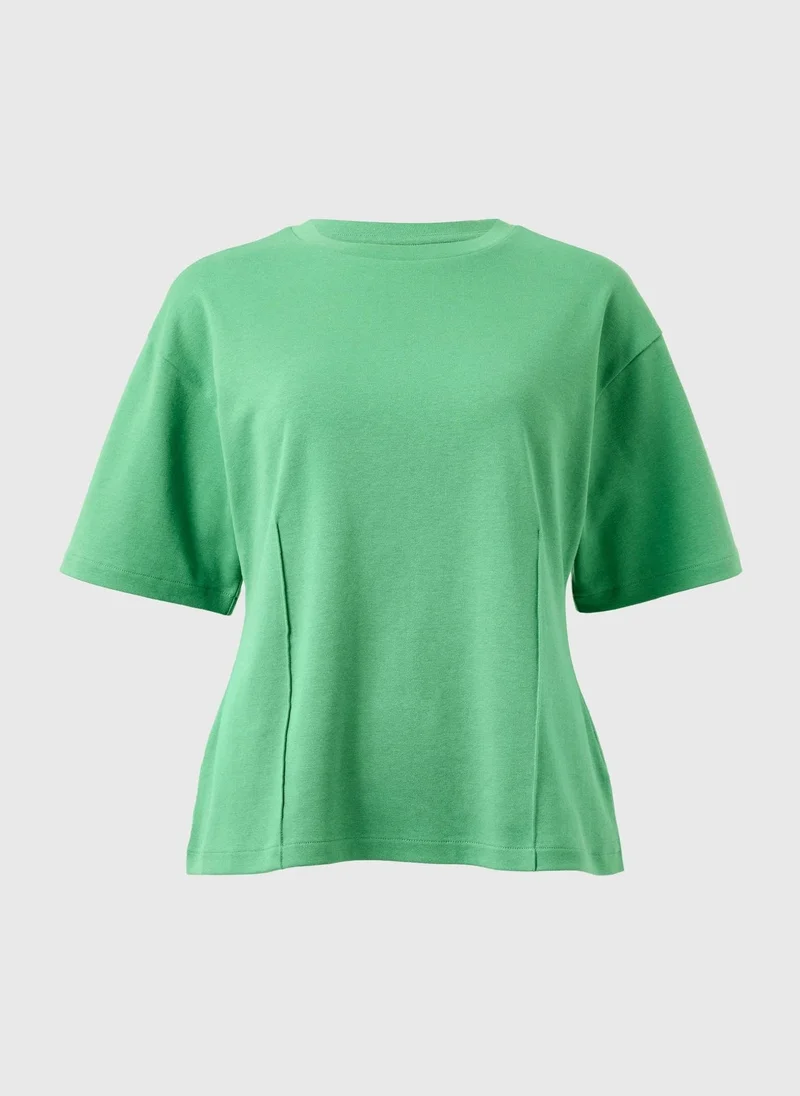 Matalan Green Green Seam Detail Top for Women | Best Price UAE