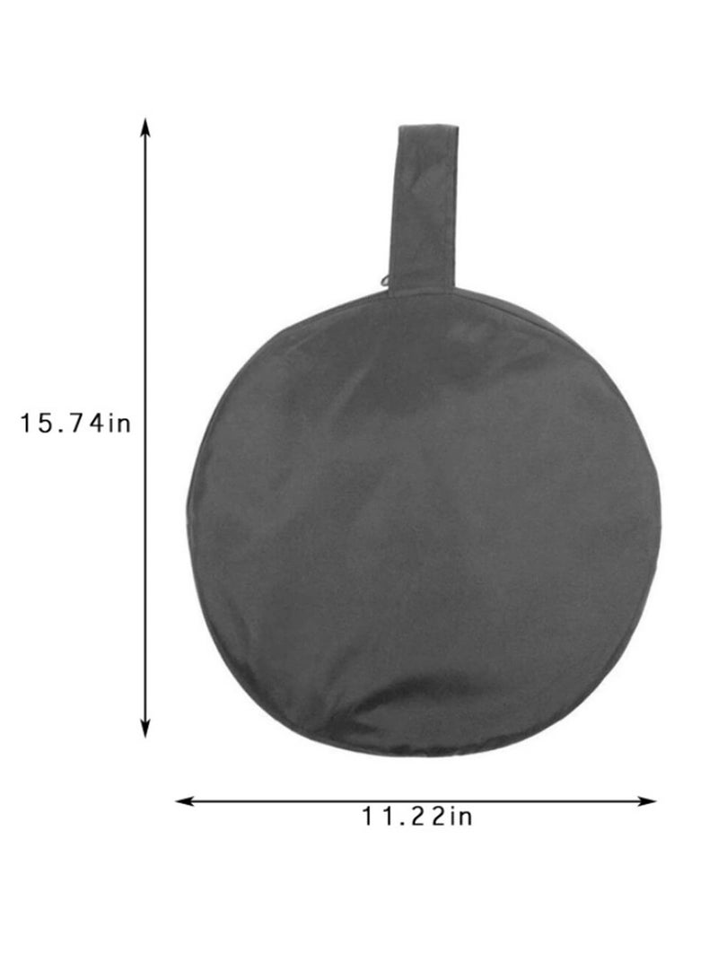 1 حزمة لوحة عاكسة ضوئية دائرية قابلة للطي مرنة مقاس 80 سم مع خطوط وبطانة PDR، أداة محمولة مصممة لإصلاح انبعاجات جسم السيارة - Image 2