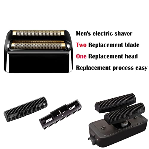 AIJALY 2 Pack Shaver Replacement Foil and Cutters Compatible with BaBylissPRO Double FXFS2 Metal Shaver foil Replacement,Black - Image 4