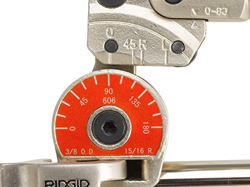 RIDGID 38048 Model 608 Heavy-Duty Stainless Steel Pipe and Tubing Bender, 1/2" Pipe Bender with Extra Long Handles, Black; Red; Silver - Image 3