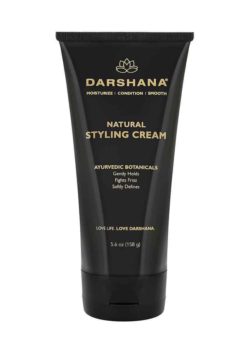 Darshana Darshana Natural Styling Cream, Curl Cream with Ayurvedic Botanicals, Flexible All-Day-Hold  - Image 1