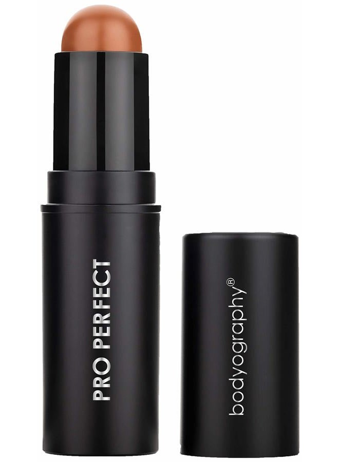 Bodyography Pro Perfect Foundation Stick - Demi-Matte Finish with A Natural Look - Enhancer for Concealing, Highlighting, and Contouring - Vitamin C & E (Espresso) - Image 2