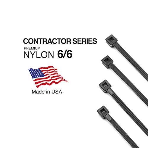 TR Industrial Contractor Series UV Cable Ties (100-Piece), 7.6", Type 21S, Made in USA - Image 2