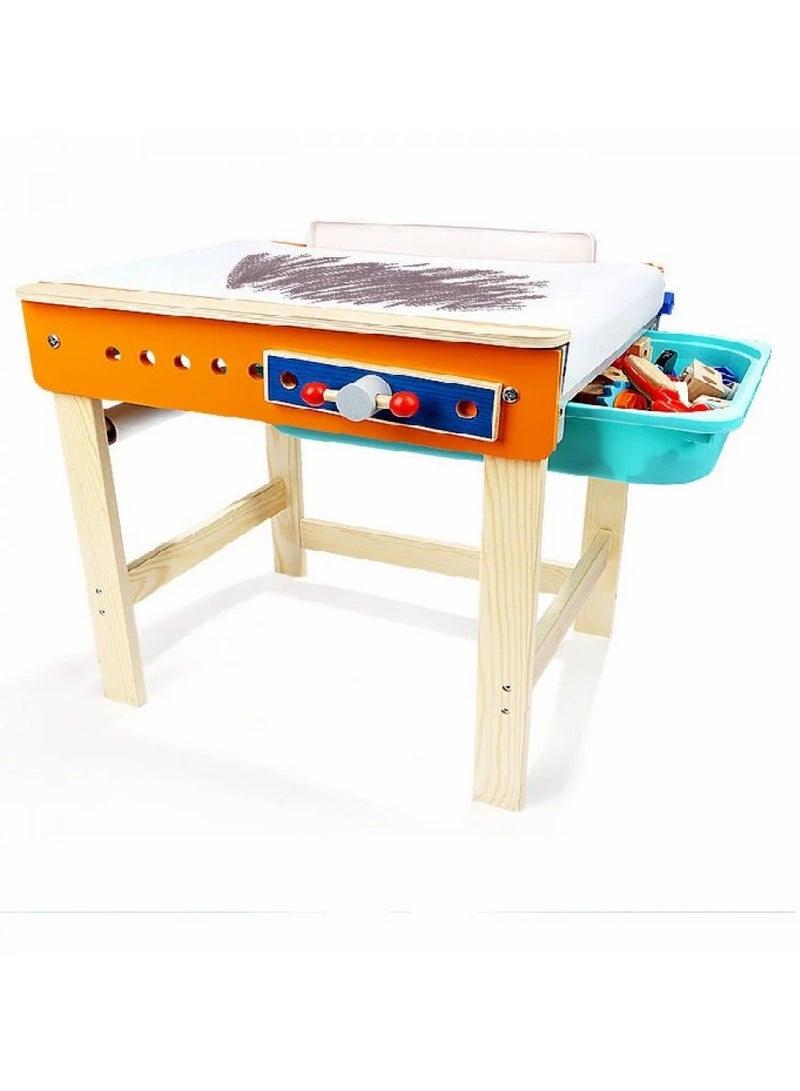 Generic Educational Carpentry Table for Kids – Boost Creativity and Coordination Skills  - Image 1