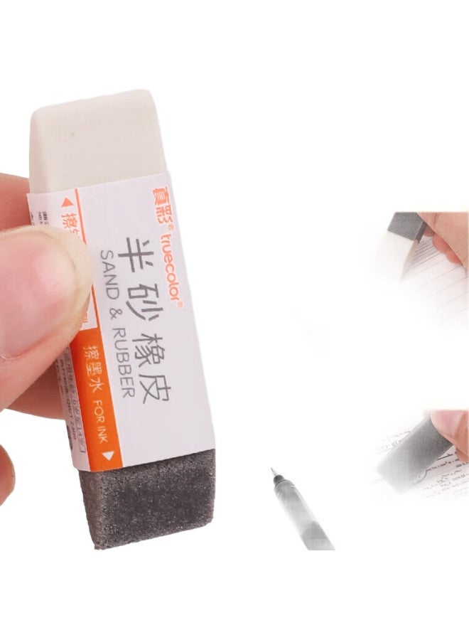 Truecolor 48-Piece Fountain Pen Eraser Set, Half-Sand Eraser, Mechanical Pencil, Gel Pen, Fountain Pen, Ballpoint Pen, Half-Sand Eraser, Recommended For Students, Low-Residue Zc533S - Image 3