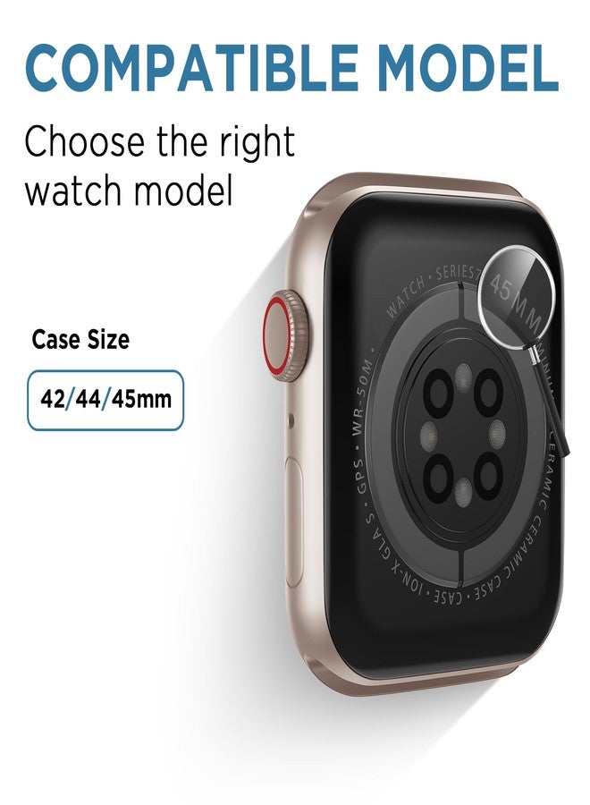 DABAOZA 5 Packs Compatible for Clear Apple Watch Band 45mm 44mm 42mm, Jelly Crystal Women Men TPU Strap for iWatch Series 11 10 9 8 7 6 SE 5 4 3 2 1 Ultra 3 2 (45/44/42, Neon Series) - Image 2
