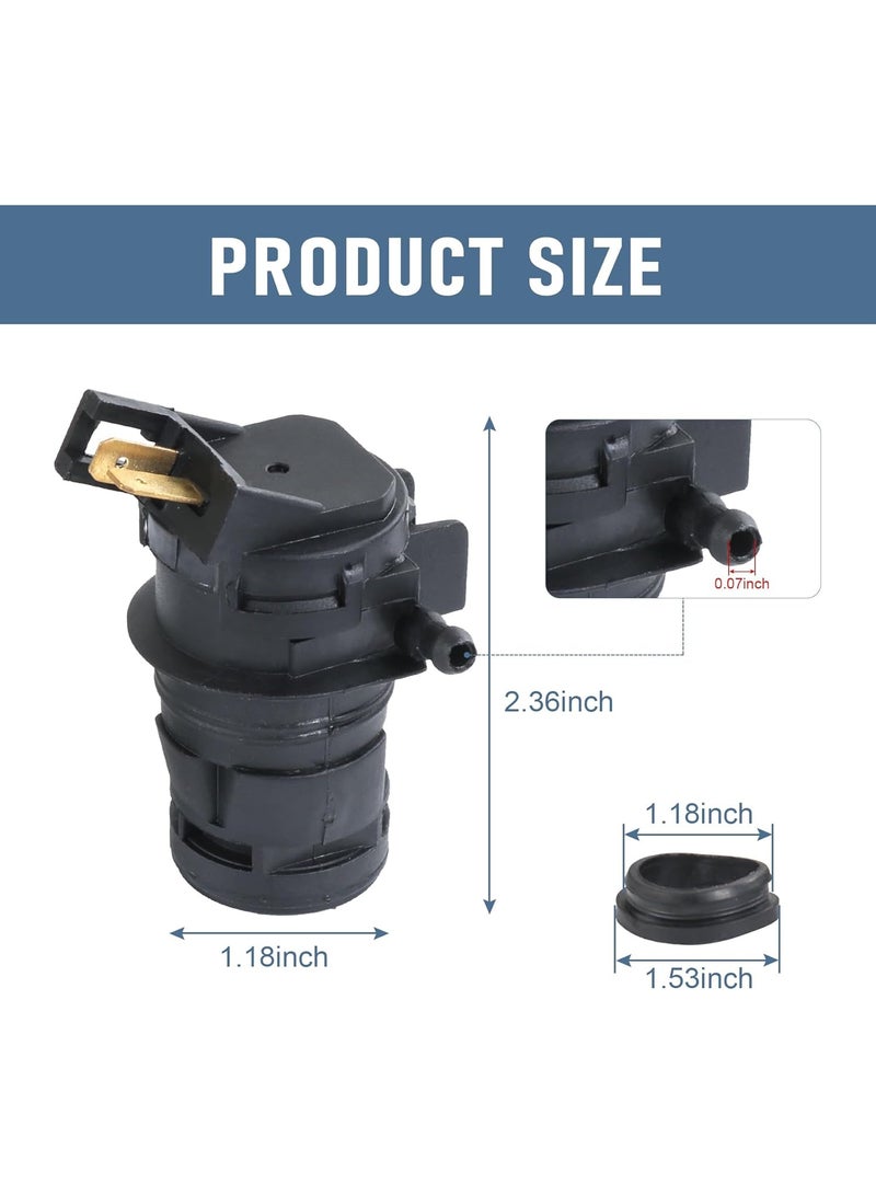 Windshield Washer Pump 76806SJCA01 Replacement For Honda Civic 2006-2011, Ridgeline 2006 2007 2008 2009 2010 2011 2012 2013 2014 Replaces 76806-SJC-A01 060210-4990 06021-5130 89521007001 - Image 5