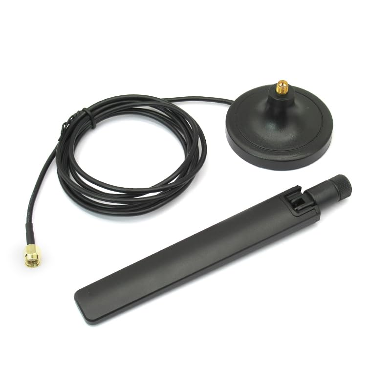 TREADALT-TEC 10dbi 2X High Gain Dual Band MIMO Wi-Fi 6E Omni Directional 802.11ax RP-SMA Male Antenna with Strong Magnetic Base for PC Desktop Computer PCI PCIe WiFi Card Wireless WiFi 6E Network Router - Image 3