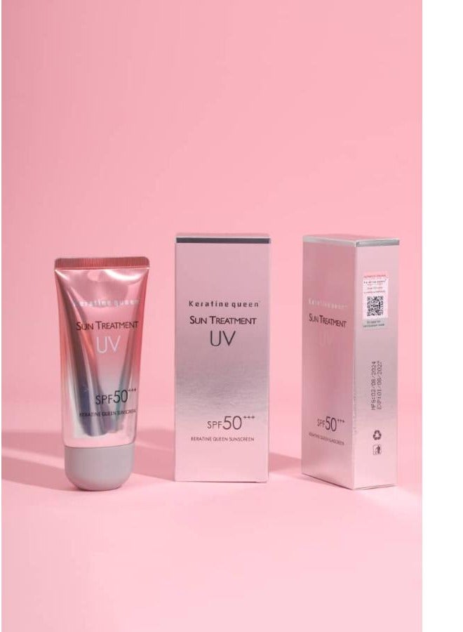 Keratine queen Sunscreen Uv Isolation SPF 50+ Sun Treatment Uv 60 ml 