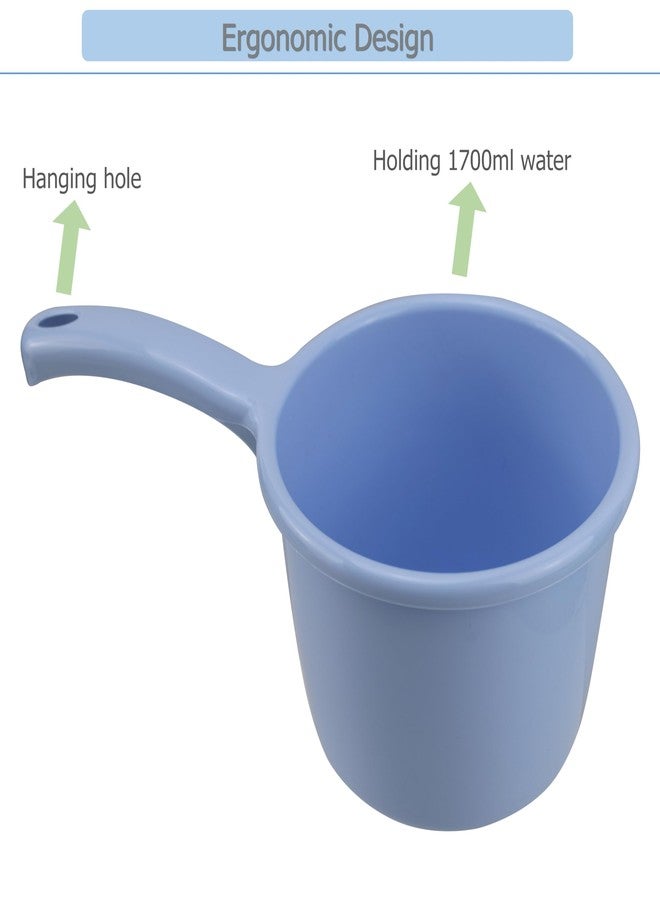 EIKS 3 Pack Plastic Water Ladle for Scooping & Dispensing Water, Used for Washing Hair Kitchen Garden Bath Cleaning Application - Image 5