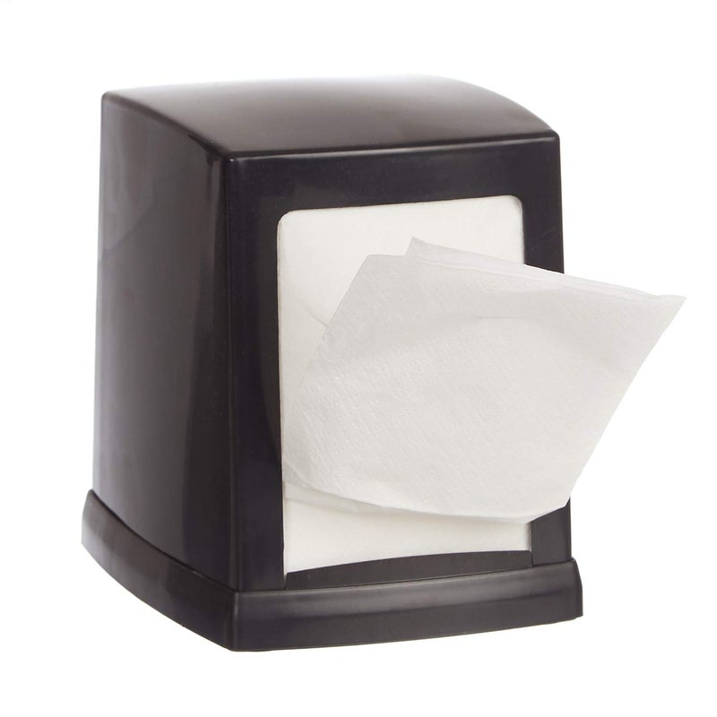 MDN Mist Double-Sided Tabletop Tissue Paper Dispenser Holder Black with 2 Refills | Sleek Durable Tissue Box for Home Office and Kitchen - Image 1