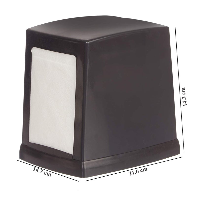 MDN Mist Double-Sided Tabletop Tissue Paper Dispenser Holder Black with 2 Refills | Sleek Durable Tissue Box for Home Office and Kitchen - Image 4