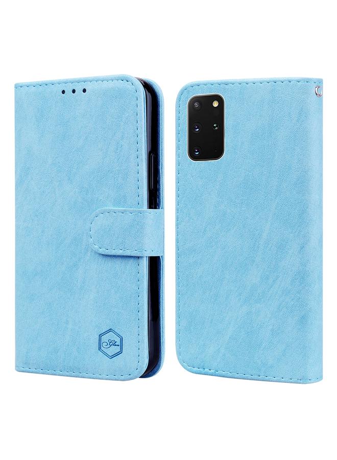 اس-توب جراب لهاتف Samsung Galaxy S20+ مصنوع من الجلد الزيتي PU + TPU - Image 1