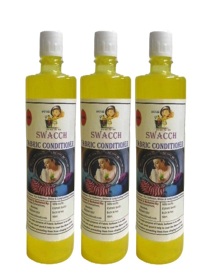 Swacch Fabric Conditioner (500ml) (Pack of 3) Lemon - Image 1