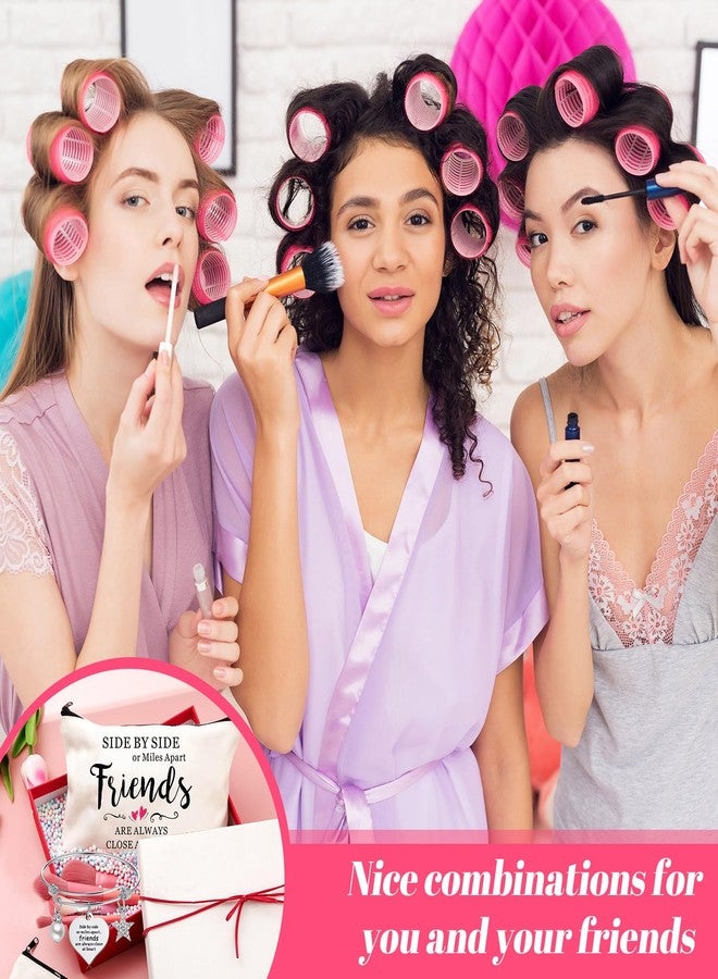 Abbylike 20 Pieces Friends Group Gifts Bulk for Women Friendship Bracelets Makeup Bags Christmas Friendsgiving Long Distance Presents for White Elephant Gifts for Friends Birthday Family Sister - Image 2