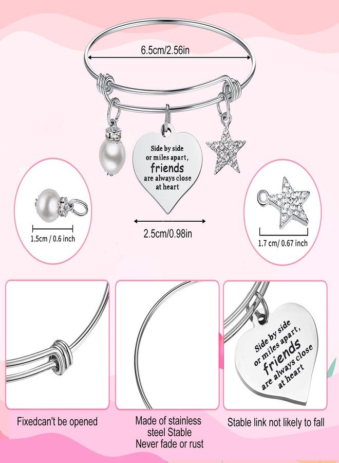 Abbylike 20 Pieces Friends Group Gifts Bulk for Women Friendship Bracelets Makeup Bags Christmas Friendsgiving Long Distance Presents for White Elephant Gifts for Friends Birthday Family Sister - Image 5